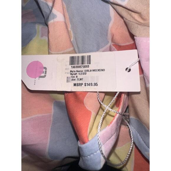 Travis Mathew NWT Size S Women's Weekend LIGHTWEIGHT Floral Zip Golf Pullover - Picture 4 of 6